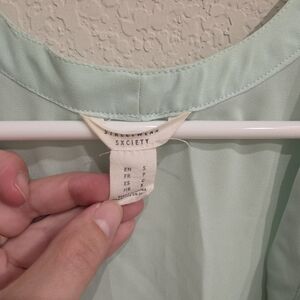 Breezy Mint Chiffon Blouse - Size S